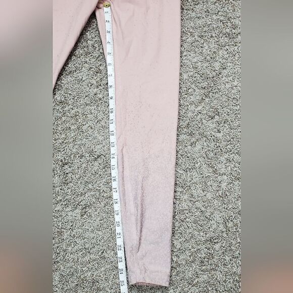 Beyond Yoga Pink & Silver High Waisted Leggings - Picture 5 of 8